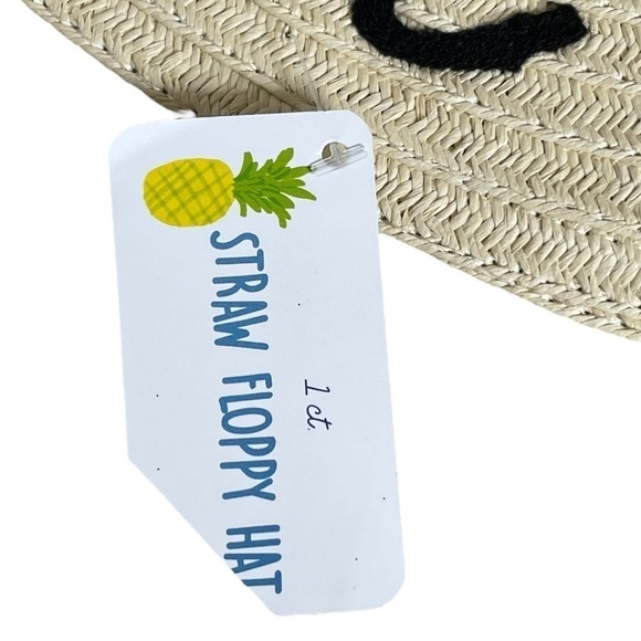 Accessory Depot Floppy Straw Do Not Disturb Embroidered Vacation Sun Hat NWT - Picture 5 of 8